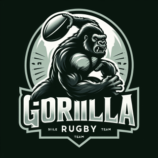 チーム名「Gorilla」というラグビーチームのデザイン