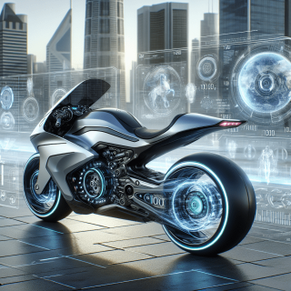 100年後の未来のバイク
