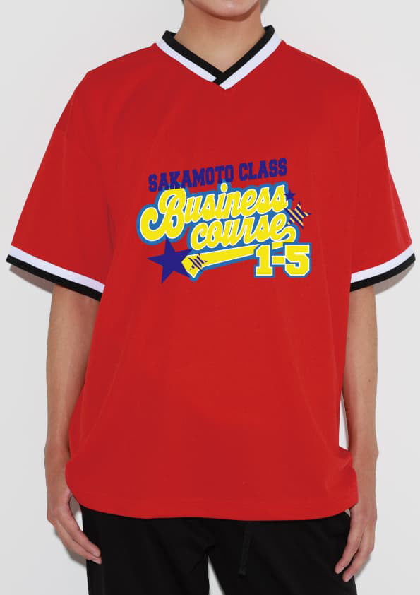 スリーポイントリブラインTシャツ