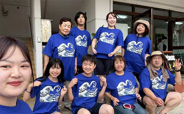 家族の旅行記念お揃いTシャツ