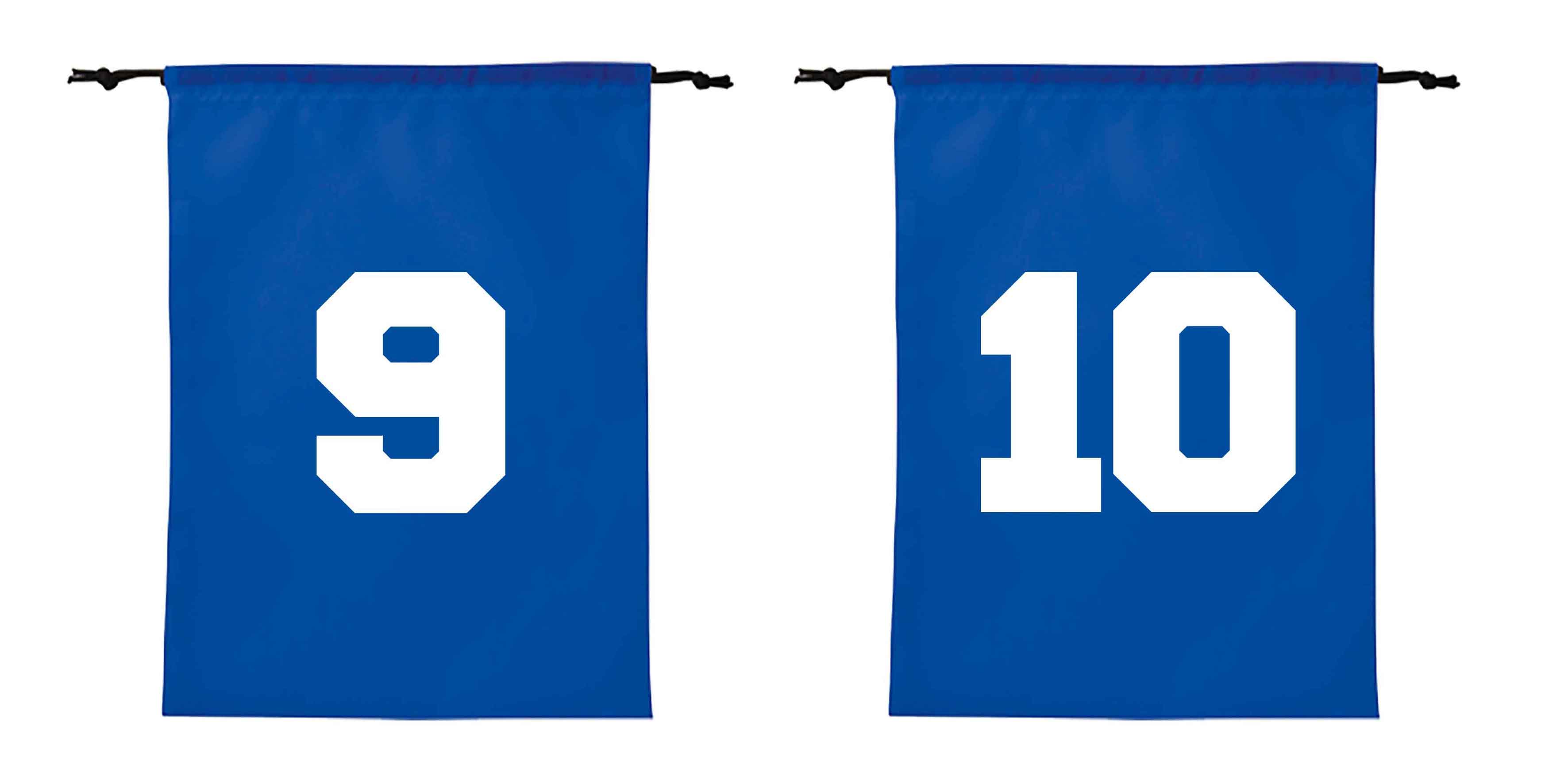 巾着にナンバー（大）プリント