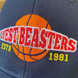 スポーツチームの応援キャップグッズ