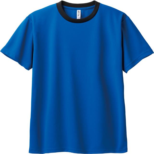 ロイヤルブルー×ブラック｜スピードドライTシャツ