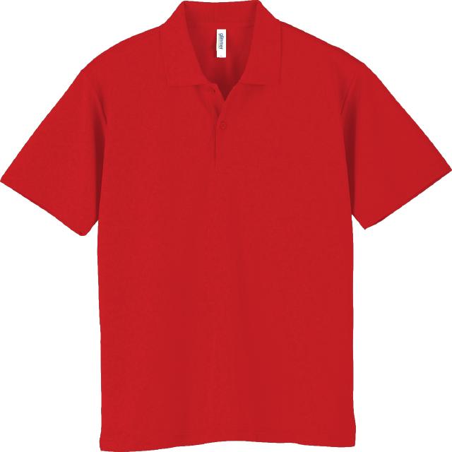 レッド｜爽快ドライポロシャツ