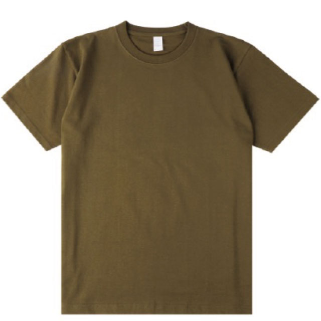 オリーブ｜ハイランクTシャツ