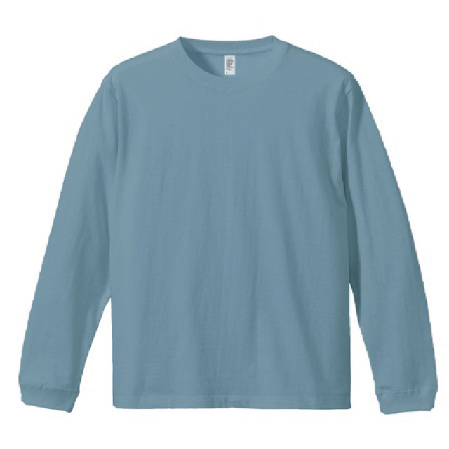 セメントブルー｜ハイランクロングTシャツ