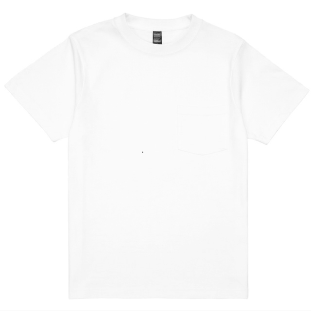 ホワイト｜THEアメリカンポケットTシャツ