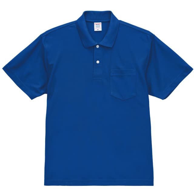 コバルトブルー｜デイリードライポケットポロシャツ