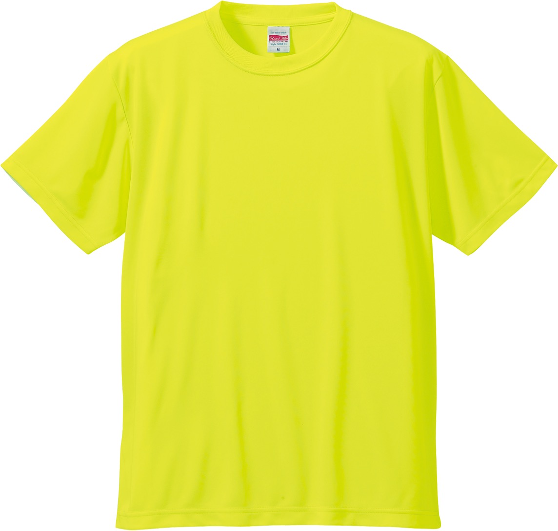 蛍光イエロー｜No.1ドライTシャツ