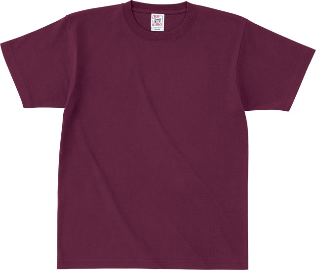 バーガンディ｜チームワークTシャツ