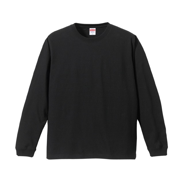 ブラック｜ロングスリーブTシャツ（袖リブ）