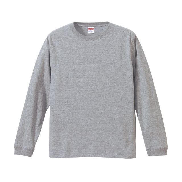 ミックスグレー｜ロングスリーブTシャツ（袖リブ）