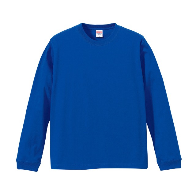ロイヤルブルー｜ロングスリーブTシャツ（袖リブ）