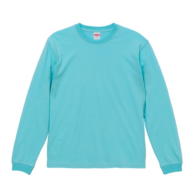 パステルエメラルド｜ロングスリーブTシャツ（袖リブ）