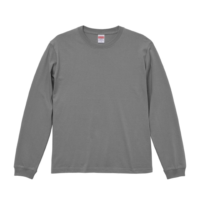 ストーングレー｜ロングスリーブTシャツ（袖リブ）