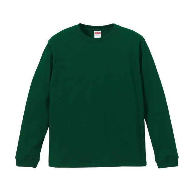 アイビーグリーン｜ロングスリーブTシャツ（袖リブ）