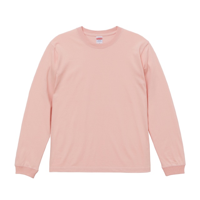 オフピンク｜ロングスリーブTシャツ（袖リブ）