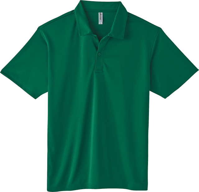 グリーン｜スポーツドライポロシャツ