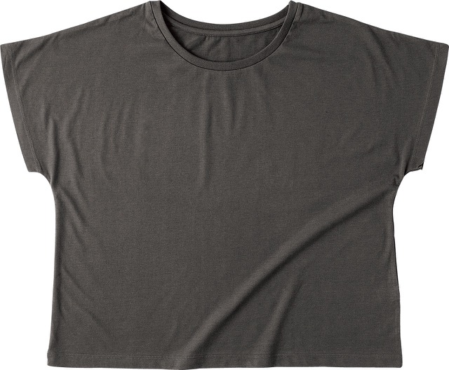 チャコール｜ソフトドルマンTシャツ