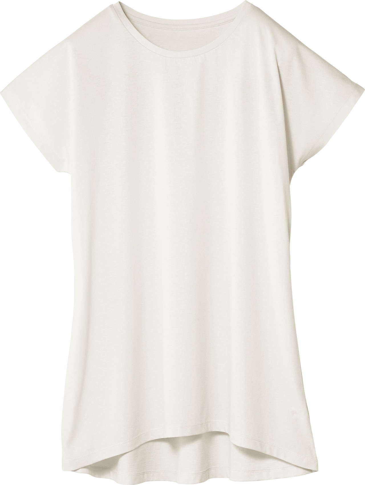 オフホワイト｜ゆったりワンピース