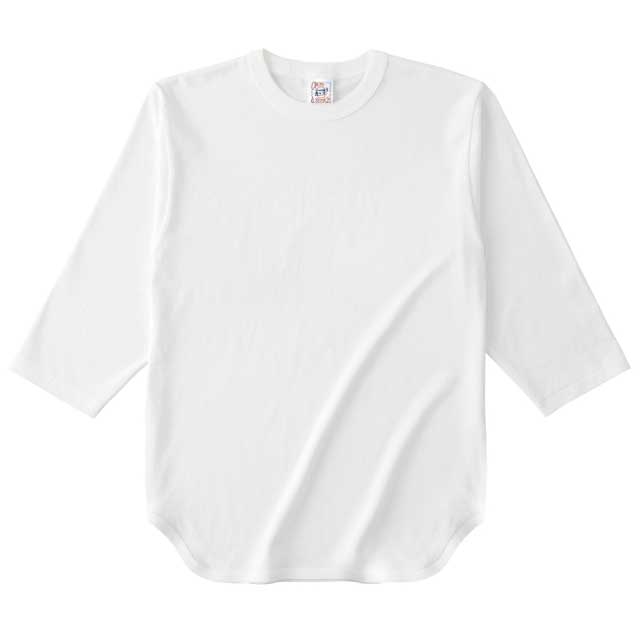 ナチュラル｜7分袖ベースボールTシャツ