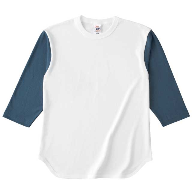 ナチュラル×デニム｜7分袖ベースボールTシャツ