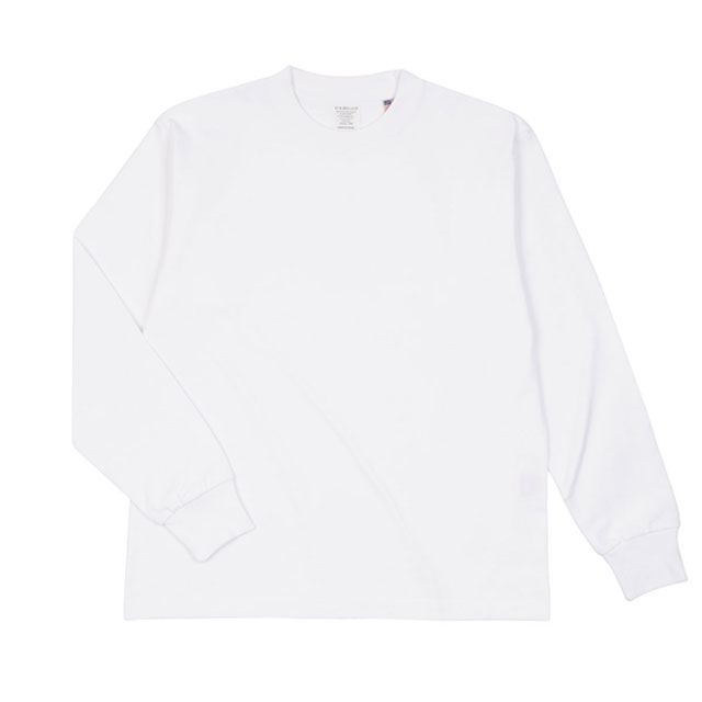 ホワイト｜アメリカンコットンロングTシャツ