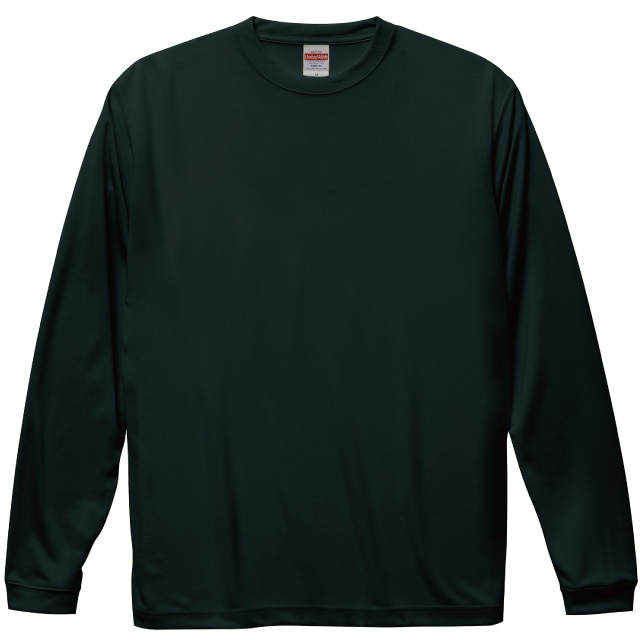 ブラック｜シルキータッチドライロングTシャツ