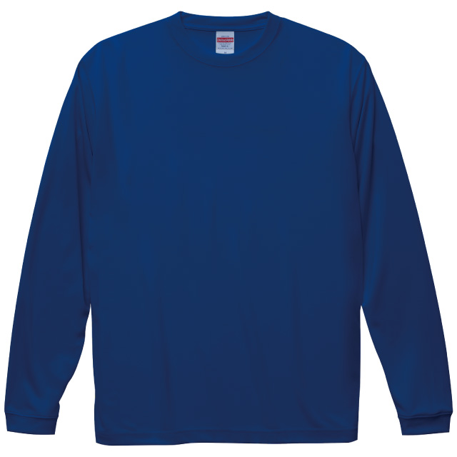 コバルトブルー｜シルキータッチドライロングTシャツ