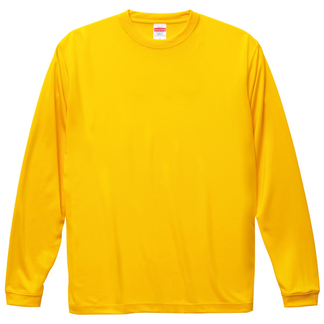 カナリアイエロー｜シルキータッチドライロングTシャツ