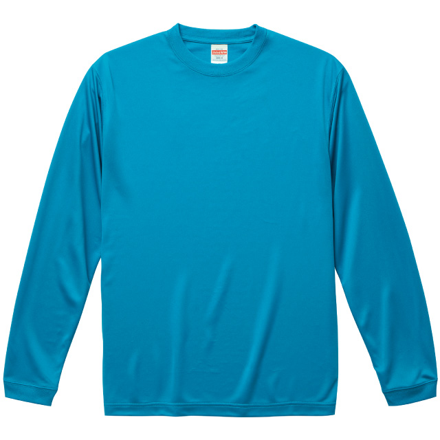 ターコイズブルー｜シルキータッチドライロングTシャツ