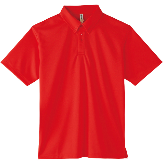 レッド｜オフィスドライポロシャツ