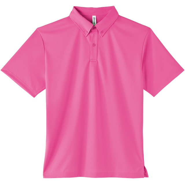 ピンク｜オフィスドライポロシャツ