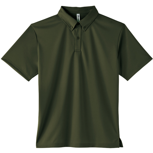 アーミーグリーン｜オフィスドライポロシャツ