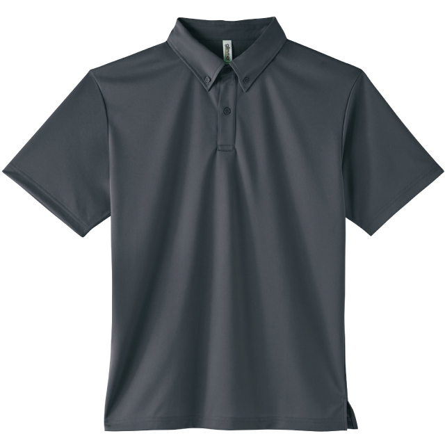 ダークグレー｜オフィスドライポロシャツ