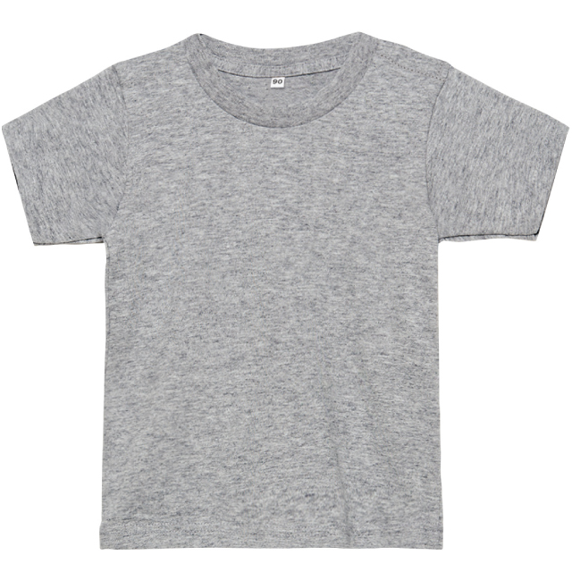 杢グレー｜しっかりコットンベビーTシャツ