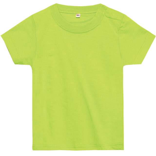 ライトグリーン｜しっかりコットンベビーTシャツ