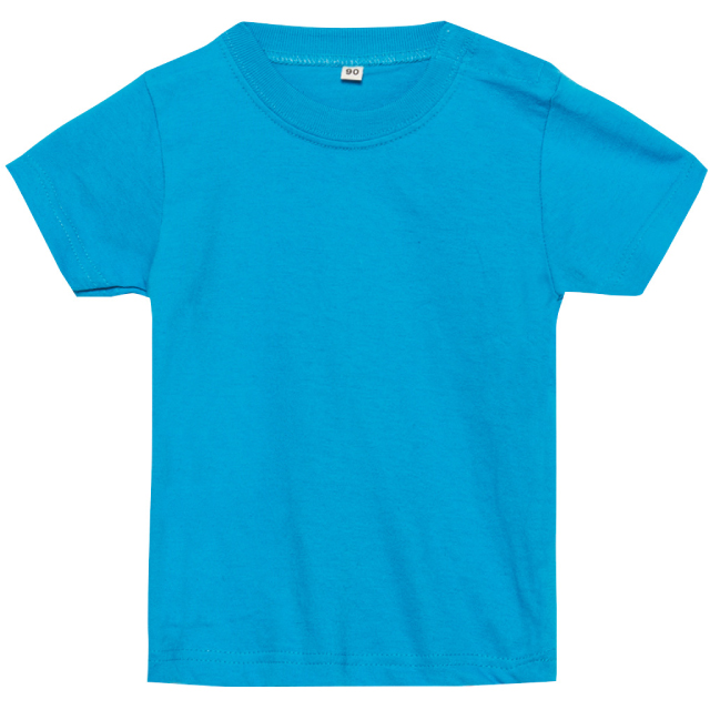 ターコイズ｜しっかりコットンベビーTシャツ