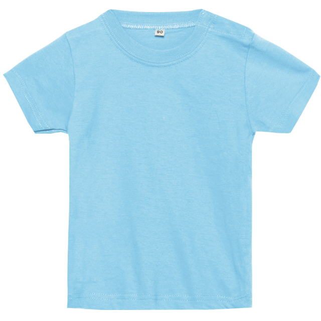 ライトブルー｜しっかりコットンベビーTシャツ