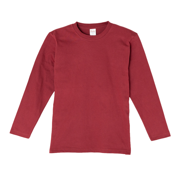 バーガンディ｜長袖ナイスTシャツ
