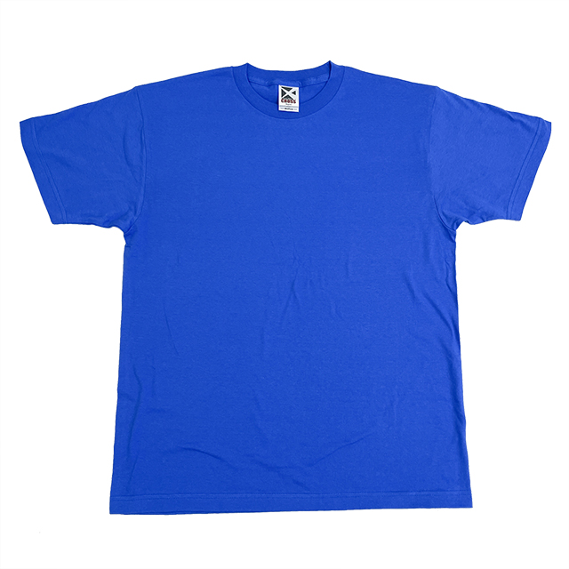 ブルー｜柔らかコットンTシャツ