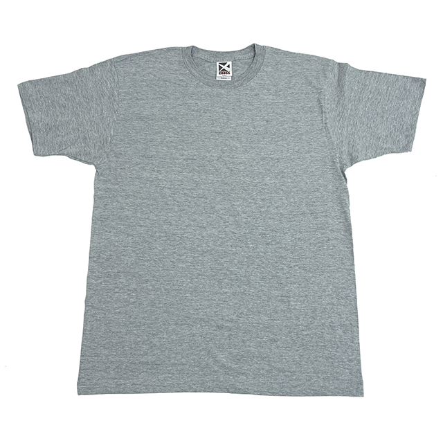 杢グレー｜柔らかコットンTシャツ