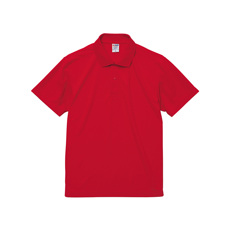 レッド｜スペシャルドライカノコポロシャツ（ノンブリード）