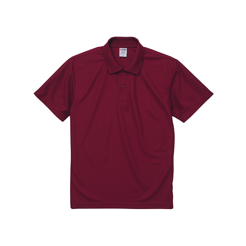 バーガンディ｜スペシャルドライカノコポロシャツ（ノンブリード）