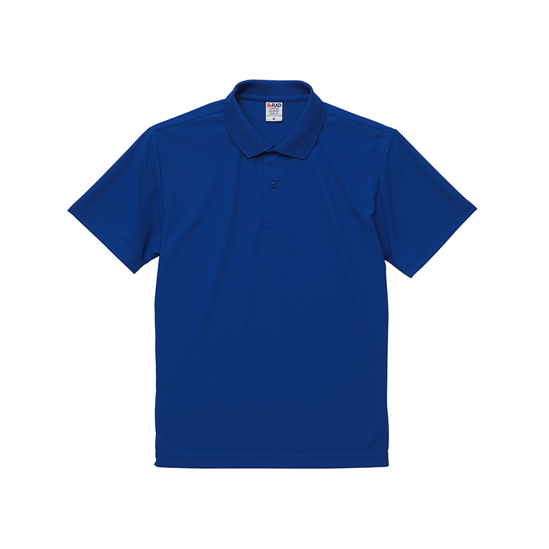 コバルトブルー｜スペシャルドライカノコポロシャツ（ノンブリード）