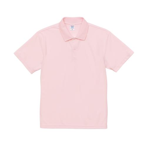 ベビーピンク｜スペシャルドライカノコポロシャツ（ノンブリード）