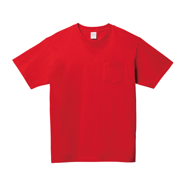 レッド｜ポケットナイスTシャツ