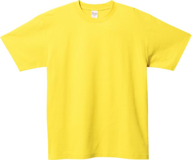 イエロー｜鹿の子クルーネックTシャツ