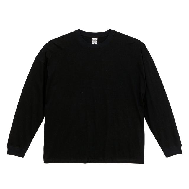 ブラック｜ビッグシルエットロングスリーブTシャツ
