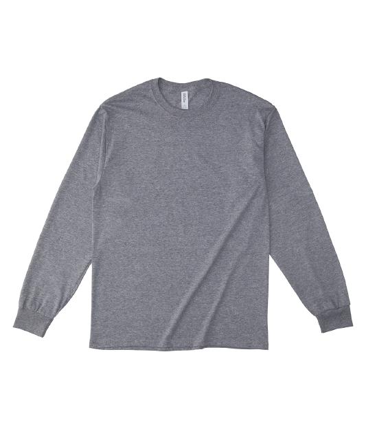 ヘザーグレー｜ハイブリッドロングTシャツ